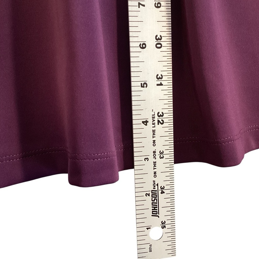 New Balance NB Dry Tennis Dress Plum Pink Trim Drop Waist Athletic Medium - Picture 7 of 15